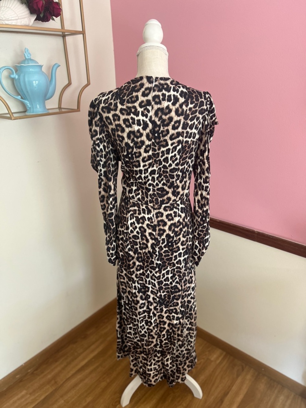 Farm Rio Leopard Midi Dress - Picture 10 of 12